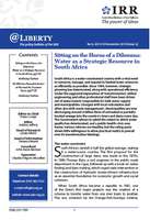 @Liberty – Sitting on the Horns of a Dilemma – Water as a Strategic Resource in South Africa