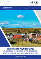 @Liberty - Reaching the Promised Land: An alternative to the report of the Presidential Advisory Panel on Land Reform and Agriculture
