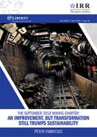 @Liberty - The September 2018 Mining Charter: An improvement, but transformation still trumps sustainability