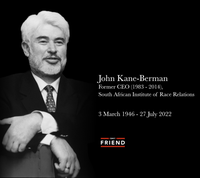 Tributes on the passing of John Stuart Kane-Berman